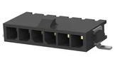 CONN, R/A HEADER, 6POS, 1ROW, 3MM, SMT 2-1445091-6
