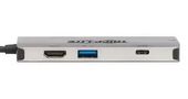 USB-C DOCK, 4K HDMI, USB-A, SD CARD, PD U442-DOCK5-GY