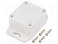 Enclosure: multipurpose; X: 58mm; Y: 64mm; Z: 35mm; with fixing lugs GAINTA G201MF