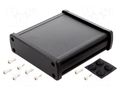 Enclosure: multipurpose; X: 113.7mm; Y: 119mm; Z: 35.2mm; aluminium GAINTA ALUG704BK110