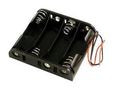 BATTERY HOLDER, 4 X AA, WIRE LEADS BH4AAW