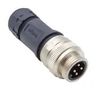 SENSOR CONN, 7/8", PLUG, 4POS, CABLE PXPTPU78FIM04ASTM22