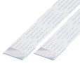 CABLE ASSY, FFC/FPC, 14POS, 1MM, WHT 10-14-A-0050-C-4-08-4-T