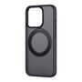 Phone Case Baseus SkyRing Magnetic with Stand for iP 15 Pro + tempered-glass and cleaning kit (black), Baseus P60161006101-05