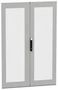 GLAZED DOOR, ENCLOSURE, STEEL/GLASS, GRY NSYSFND18122DT