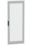 GLAZED DOOR, ENCLOSURE, STEEL/GLASS, GRY NSYSFND208T