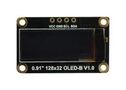 OLED DISPLAY MODULE, 0.91" 128X32, I2C DFR0648