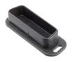 DUST CAP, 25POS, BLACK, SOCKET CONNECTOR 160X10469X