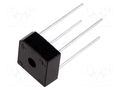Bridge rectifier: single-phase; Urmax: 200V; Ufmax: 1.1V; If: 6A DC COMPONENTS GBPC602-DC