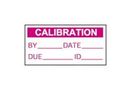 LABEL, CALIBRATION, 12.7MM X 25.4MM MQC555LB