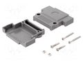 Enclosure for connectors: D-Sub; straight; Locking: screws ENCITECH DFCK25-P-K