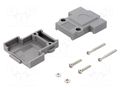 Enclosure for connectors: D-Sub; straight; Locking: screws ENCITECH DFCK15-P-K