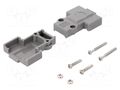 Enclosure for connectors: D-Sub; straight; Locking: screws ENCITECH DFCK09-P-K