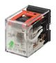 POWER RELAY, 4PDT, 24VAC, 6A, SOCKET MY4-GS-R AC24