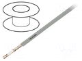 Wire: control cable; SUPERTRONIC®-C-PVC; 3x0.14mm2; grey; Cu; 350V HELUKABEL STR-C-PVC3X0.14