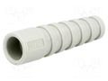 Strain relief; RG59,RG62; grey; Application: BNC plug; 10pcs. MH CONNECTORS RG59/62SRB-LG