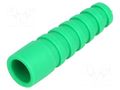 Strain relief; RG59,RG62; green; Application: BNC plugs; 10pcs. MH CONNECTORS RG59/62SRB-G