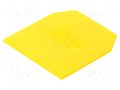 End/partition plate; yellow; polyamide; 1mm POKÓJ PSU-10-YE