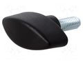 Knob wing; Ext.thread: M6; 16mm; H: 20mm; polyamide; W: 32mm ELESA+GANTER CTL.476/30P-M6X16