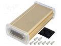 Enclosure: multipurpose; X: 68.7mm; Y: 129mm; Z: 35.2mm; aluminium GAINTA ALUG702GD120-C