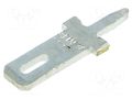 Terminal: flat; 2.8mm; 0.8mm; male; THT; tinned; straight TE Connectivity 735427-2