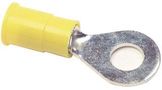 TERMINAL, RING TONGUE 1/4IN CRIMP YELLOW CRS-DY-1025