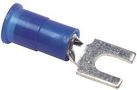 TERMINAL, SPADE/FORK, #6, CRIMP, BLUE CBS-DY-1406