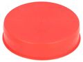 Stopper; Body: red; Out.diam: 103.3mm; H: 23mm; LDPE; push-in; round SUNDPLAST SP1020