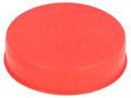 Stopper; Body: red; Out.diam: 103.3mm; H: 23mm; LDPE; push-in; round SUNDPLAST SP1020