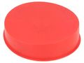 Stopper; Body: red; Out.diam: 102mm; H: 22.8mm; LDPE; push-in; round SUNDPLAST SP1000