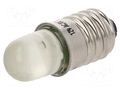LED lamp; yellow; E10; 12VDC; 12VAC POLAM-ELTA LY-E10-12AC/DC