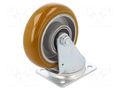 Transport wheel; Ø: 125mm; W: 40mm; H: 155mm; torsional; 250kg COLSON JTAU-1252-6440-R