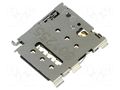 Connector: for cards; Nano SIM; without card tray; SMT; PIN: 6 MOLEX MX-504520-0691/C