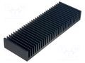 Heatsink: extruded; grilled; black; L: 100mm; W: 300mm; H: 40mm FISCHER ELEKTRONIK SK56/100/SA