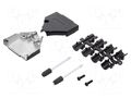 Enclosure for connectors: D-Sub; D-Sub 25pin,D-Sub HD 44pin MH CONNECTORS DTZK25BKRAPCBK-K