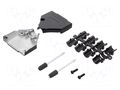Enclosure for connectors: D-Sub; D-Sub 25pin,D-Sub HD 44pin MH CONNECTORS DTZK25BKRAPCBK-K