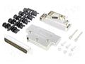 Connector: D-Sub; PIN: 37; plug; male; soldering; for cable; black ENCITECH D45PK-M-37-DBP-K