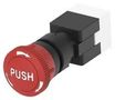 E-STOP SWITCH, DPST-NC, 3A, 125VAC PBES16N60RE