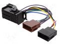Connector; radio,ISO; Alfa Romeo,Dodge,Fiat,Jeep; PIN: 52 4CARMEDIA ZRS-212