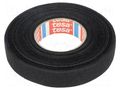 Tape: textile; W: 15mm; L: 15m; Thk: 0.3mm; Automotive; black; 105°C TESA TESA-51608-15/15