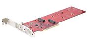 SSD ADAPTER, M.2 PCIE, 7.8GBPS DUAL-M2-PCIE-CARD-B
