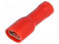 Terminal: flat; 4.8mm; 0.5mm; female; 0.25÷1.5mm2; crimped; tinned BM GROUP BM00193