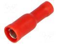 Terminal: round; female; Ø: 4mm; 0.25÷1.5mm2; crimped; for cable BM GROUP BM00140