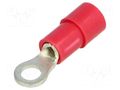 Tip: ring; M3; Ø: 3.2mm; 0.25÷1.5mm2; crimped; for cable; insulated BM GROUP BM00109