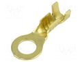 Tip: ring; M5; 1÷2.5mm2; crimped; for cable; non-insulated; brass BM GROUP BM91205