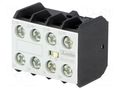 Auxiliary contacts; Leads: screw terminals; front; BG LOVATO ELECTRIC 11BGX1040