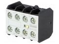 Auxiliary contacts; Leads: screw terminals; front; BG LOVATO ELECTRIC 11BGX1040