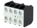 Auxiliary contacts; Leads: screw terminals; front; BG LOVATO ELECTRIC 11BGX1031