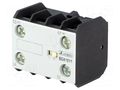 Auxiliary contacts; Leads: screw terminals; front; BG LOVATO ELECTRIC 11BGX1011