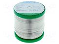 Tin; lead free; Sn99,3Cu0,7; 0.5mm; 0.5kg; reel; 227÷229°C; 2.2% ALPHA HF850SNCX07-05/05
